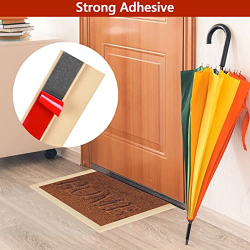 10Ft Floor Transition Strip Self Adhesive Carpet To Tile Floor Edging Trim Pvc Threshold Strips, Peel And Stick Floor Joining Strip Suitable For Threshold Height Less Than 5Mm(Beige Wood Grain) #TOP2