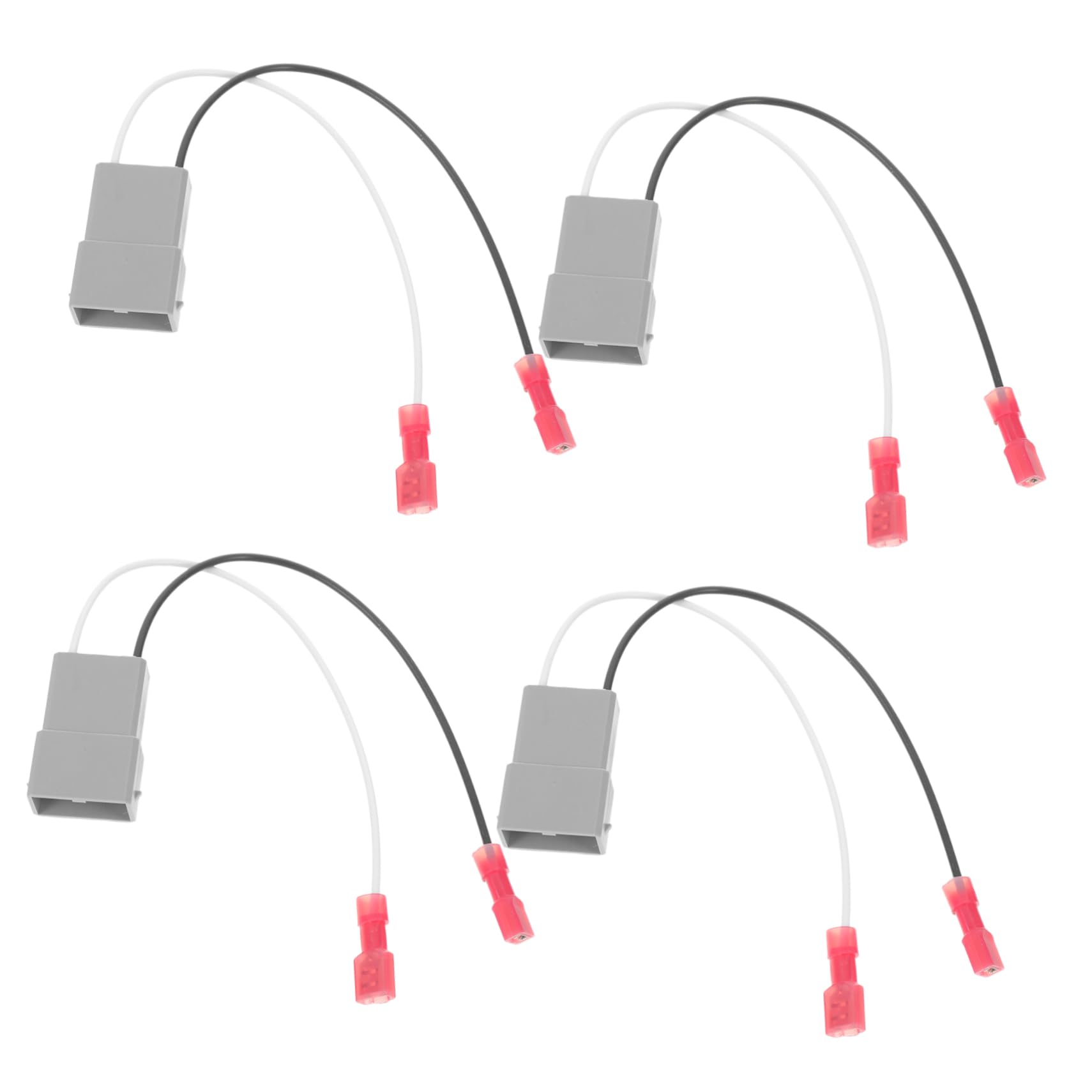 OUNONA Speaker Harness for Car 4pcs Speaker Wire Cable Plug Adapter Material for Easy Diy Installati