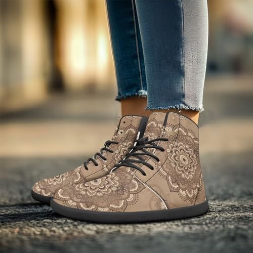 Image of Binienty Zero Drop Sole Barefoot Men's Women's PU Leather Flat Minimalist Barefoot Sneakers Athletic Shoes Waterproof