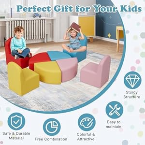 Kidsmodularflexibleseatingsetchildrensareasofasoftstoolcartoonleatherchairfortoddlerssoftfoamplay8pcskidssectionalsofachairforclassroomkindergartenlibrary Urban Country Home Decor Kids modular flexible seating set childrens area sofa soft stool cartoon leather chair for toddlers soft foam play 8 pcs kids sectional sofa chair for classroom kindergarten library urban country home decor