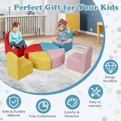 Kidsmodularflexibleseatingsetchildrensareasofasoftstoolcartoonleatherchairfortoddlerssoftfoamplay8pcskidssectionalsofachairforclassroomkindergartenlibrary Urban Country Home Decor Kids modular flexible seating set childrens area sofa soft stool cartoon leather chair for toddlers soft foam play 8 pcs kids sectional sofa chair for classroom kindergarten library urban country home decor