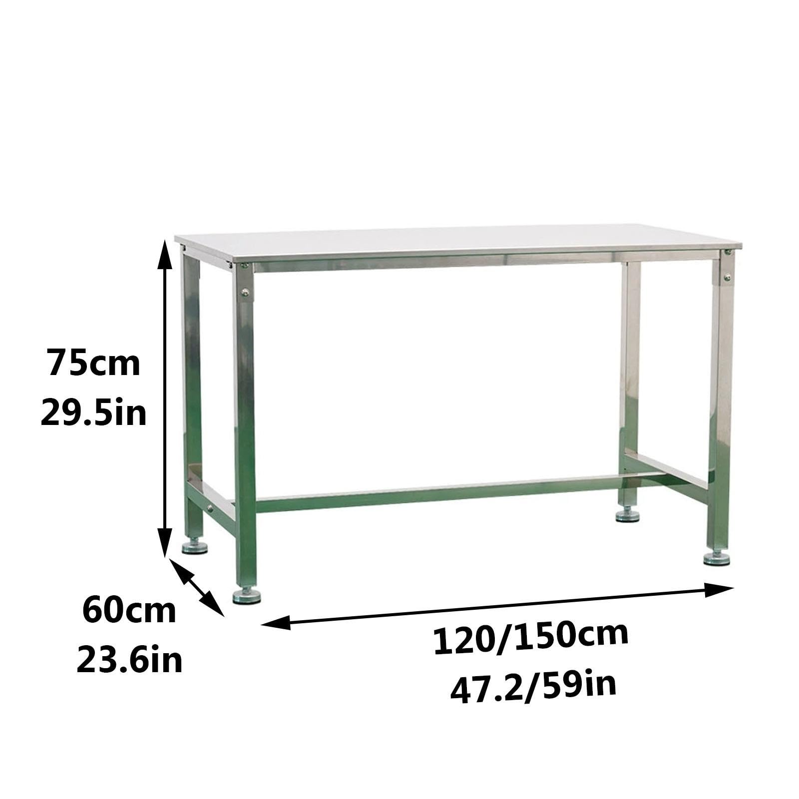 Mesa de Trabajo de Acero Inoxidable, Mesa Auxiliar Cocina