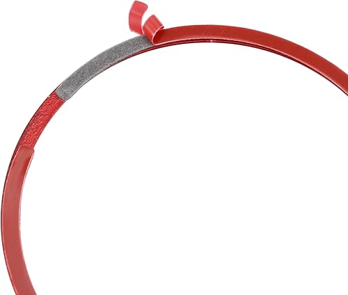 Miniatura 6 de Anillo de tapa central para cubo de rueda de automóvil para Cadillac XT5 SRX XTS ATS CT6, aleación de aluminio, rojo (juego de 4)