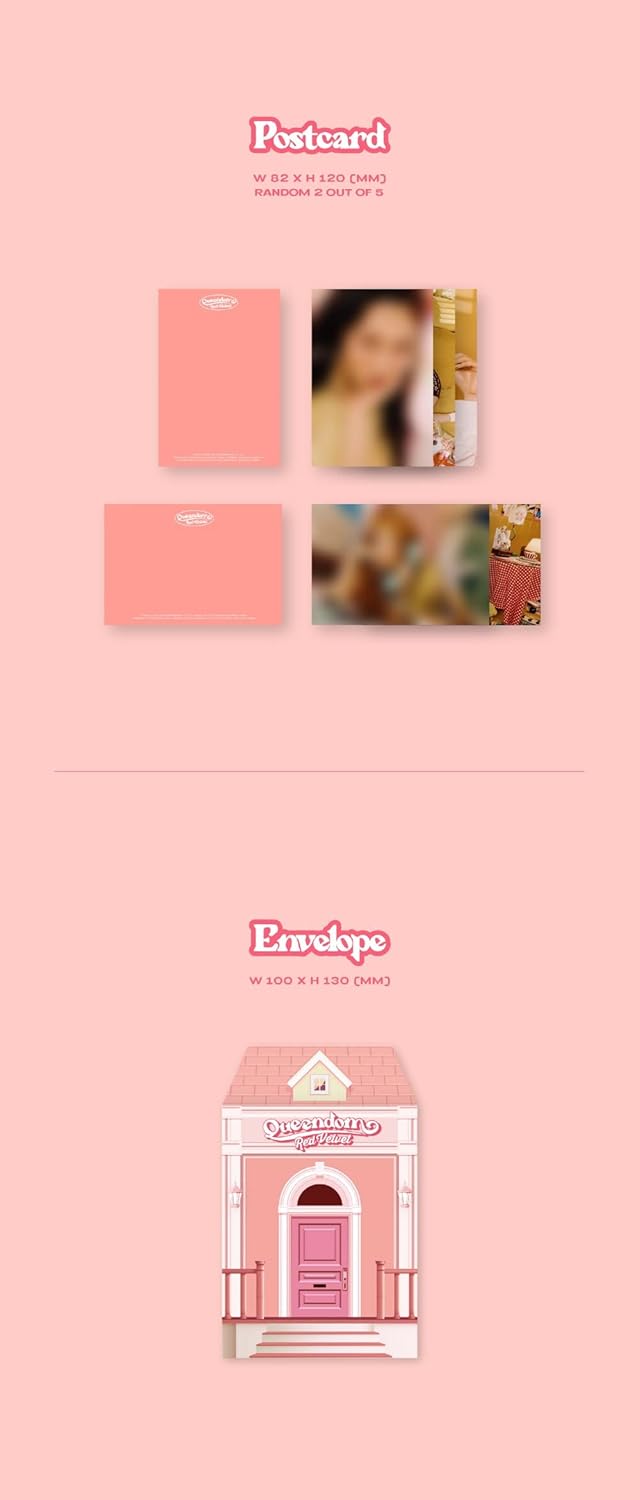 SM RED VELVET - QUEENDOM [Girls ver.] (6th Mini Album) Album+Extra Photocards Set, SMK1278