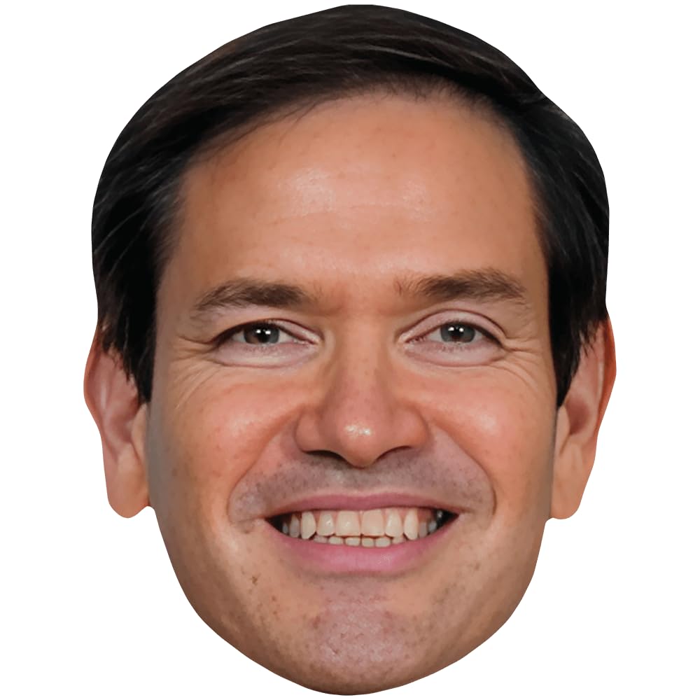 Marco Rubio (Smile) Celebrity Mask, Flat Card Face, Fancy Dress Mask