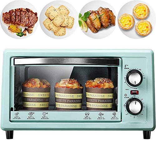 Elektrischer Mini-Ofen, Retro-Toaster, Intelligenter Mikrowellenherd Mit Edelstahl-Finish, Konvektions-Pizzaofen Mit Arbeitsplatte, Auflaufform Und