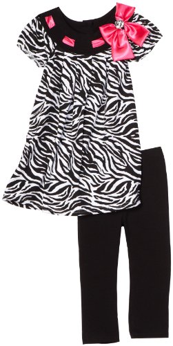 Image of Little Girls' Wild Printed Legging Set