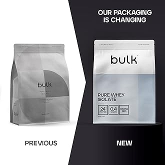 Bulk Pure Whey Protein Isolate, Protein Powder Shake, Chocolate Cookies, 1 kg, Packaging May Vary