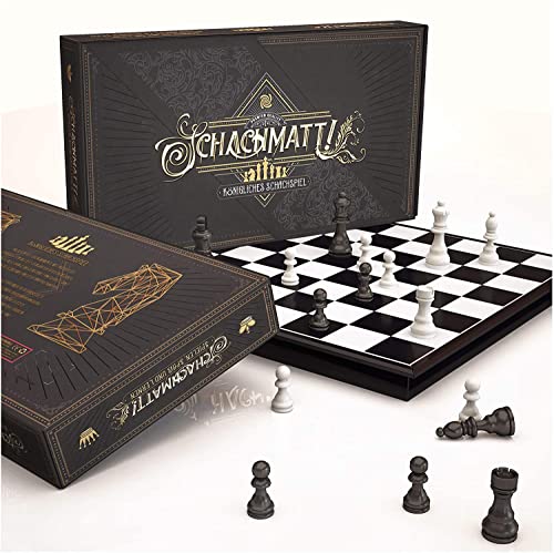 Schachspiel magnetisch - Reiseschach klein und kompakt - Schachbrett klappbar Reise Spielesammlung - Schachbrett Kinder klein - 24x24cm Magnetschach Schachspiel magnetisch - Reiseschach klein und kompakt - Schachbrett klappbar Reise Spielesammlung - Schachbrett Kinder klein - 24x24cm Magnetschach