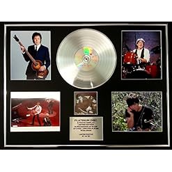 PAUL MCCARTNEY/GIGANTIC CD PLATINUM DISC/RECORD & PHOTO DISPLAY/LTD. EDITION/ALL THE BEST - Les Beatles, Paul McCartney, John Lennon, RIngo Starr, George Harrison