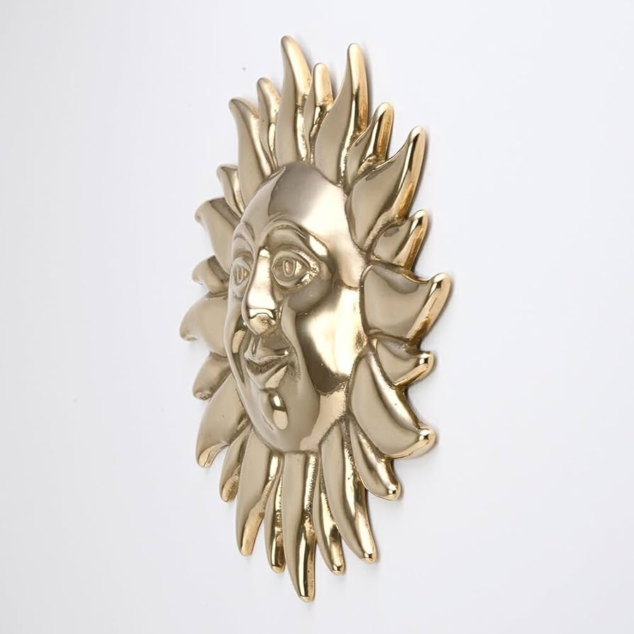 Amazon.co.jp: (壁飾り 太陽L 金色 ゴールド)(JDS024-PB