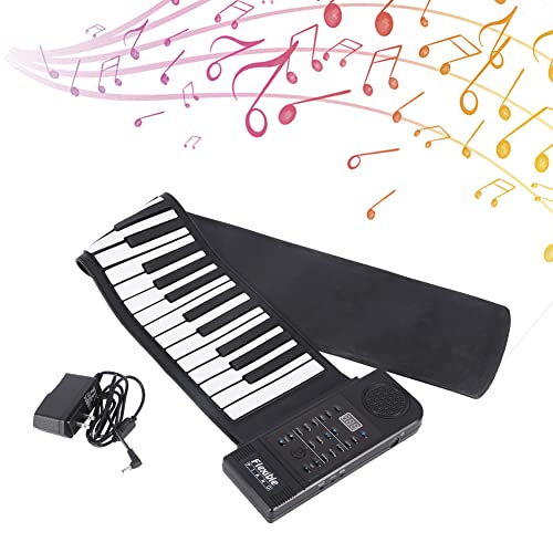 ciciglow Roll Up Piano, 61 Touches Clavier électronique Portable Hand Roll Piano Piano en Silicone Souple Clavier de Piano Flexible (C3 ~ C8) pour Les débutants/Enfants/passionnés de Musique - Les Beatles, Paul McCartney, John Lennon, RIngo Starr, George Harrison ciciglow Roll Up Piano, 61 Touches Clavier électronique Portable Hand Roll Piano Piano en Silicone Souple Clavier de Piano Flexible (C3 ~ C8) pour Les débutants/Enfants/passionnés de Musique
