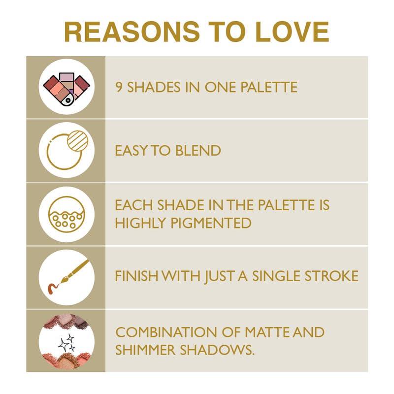 Image of Insight Professional Eyeshadow Pallete, 15gm (3-Rose Gold)