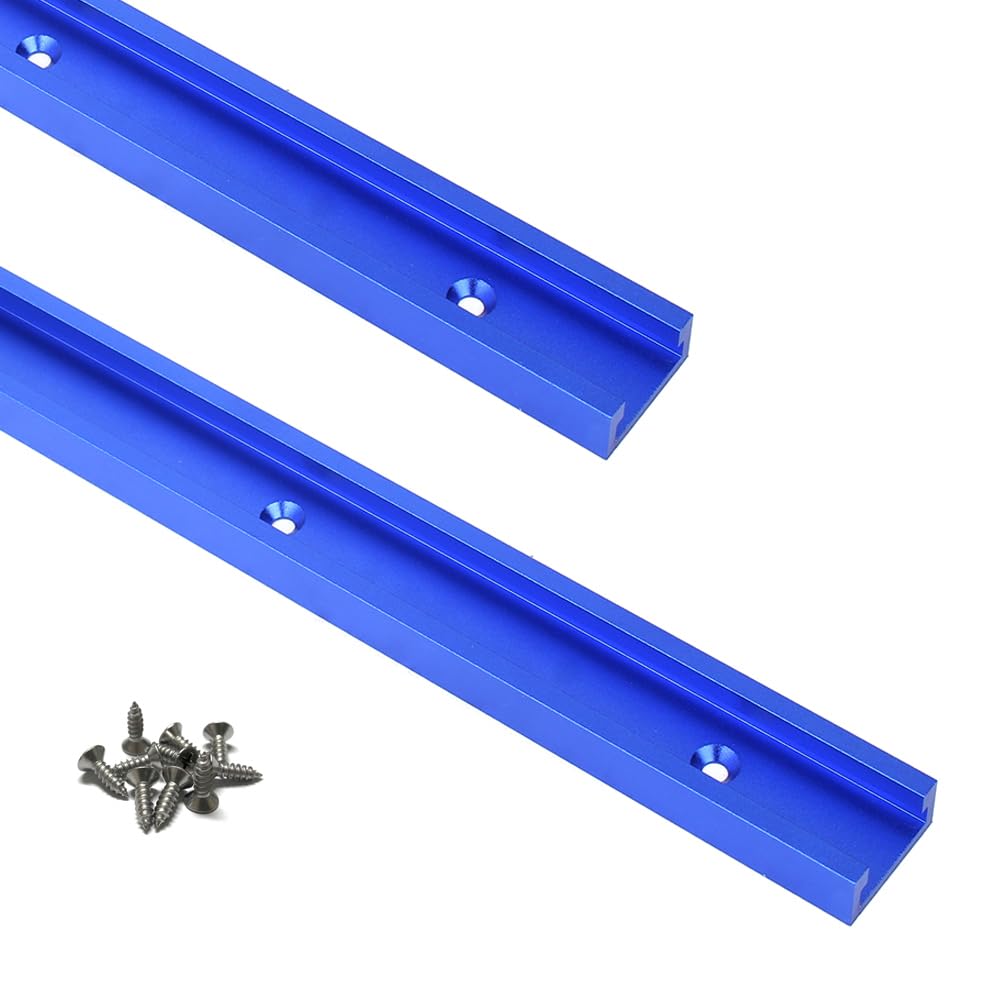 KETIPED 2pc Aluminum 400mm Double-Cut Profile Universal 3/4