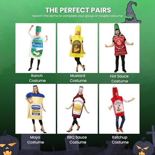 Hauntlook Hauntlook Single Condiment Food Costume | Slip On Halloween Costume For Women And Men thumb #3
