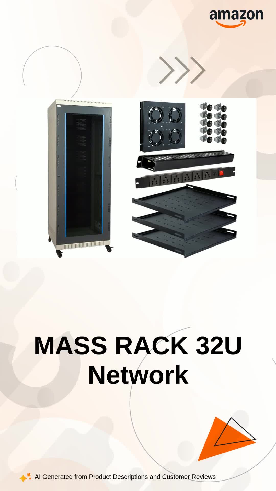 Amazon.in: Buy MASS RACK 32U 600X600mm Network Rack with PDU 6