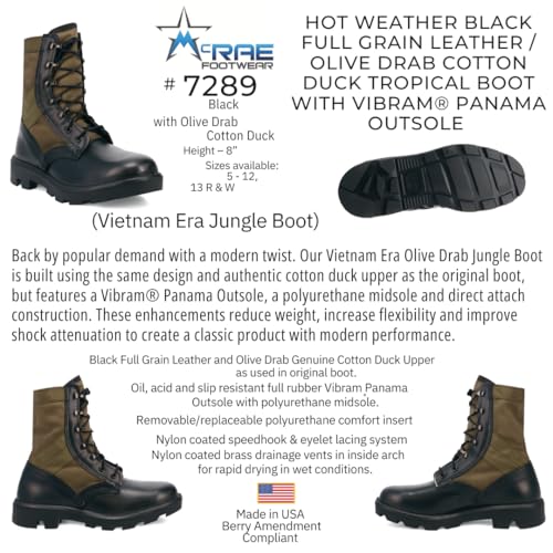 Image of MCRAE Legacy Combat Boot with Panama Sole