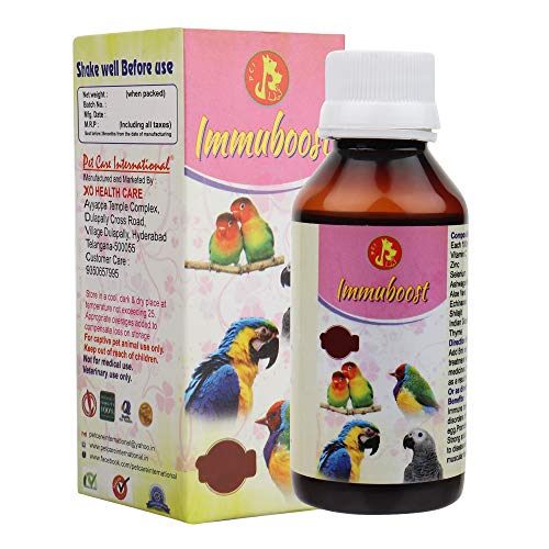 Image of Pet Care International (PCI) ImmuBoost || Provide Essential Vitamins || Healthy Bird Healthcare (30 ML, Immuboost)