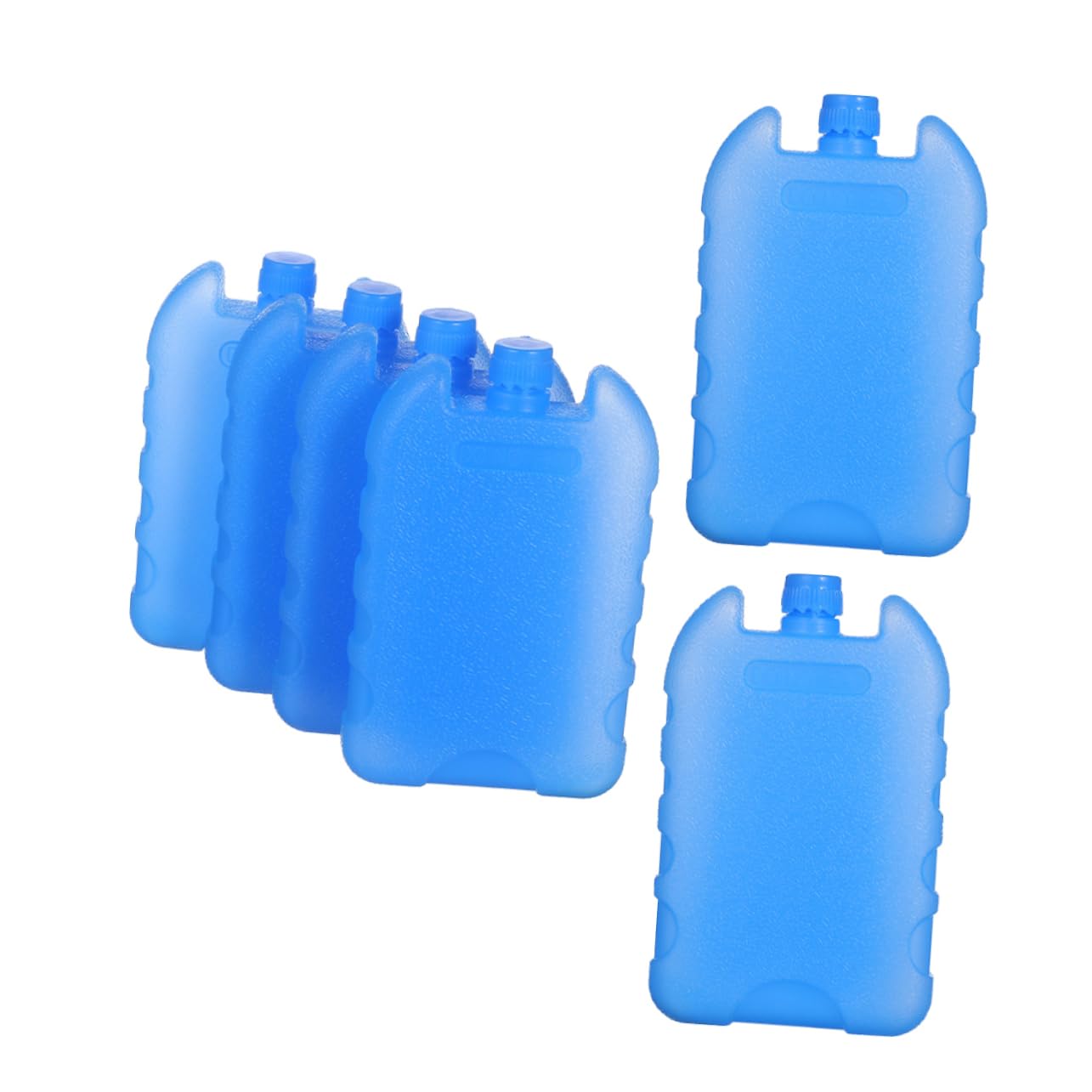 BESPORTBLE Lot De 5 Packs De Glace Réutilisables en Caoutchouc Sûr pour Le Transport Restaurant (6 Pièces X 5)