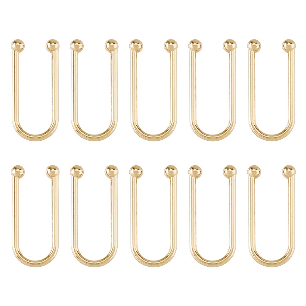 SUPERFINDINGS Fermagli Bikini In Lega A Forma di U Anello Fibbia Metallo Connettore Reggiseno Bikini Fibbie per Costumi Da Bagno Chiusura Anteriore Accessorio