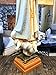 Generic 19 Inch Glass Eyes Our Lady of Fatima Statue with Blue Cloak