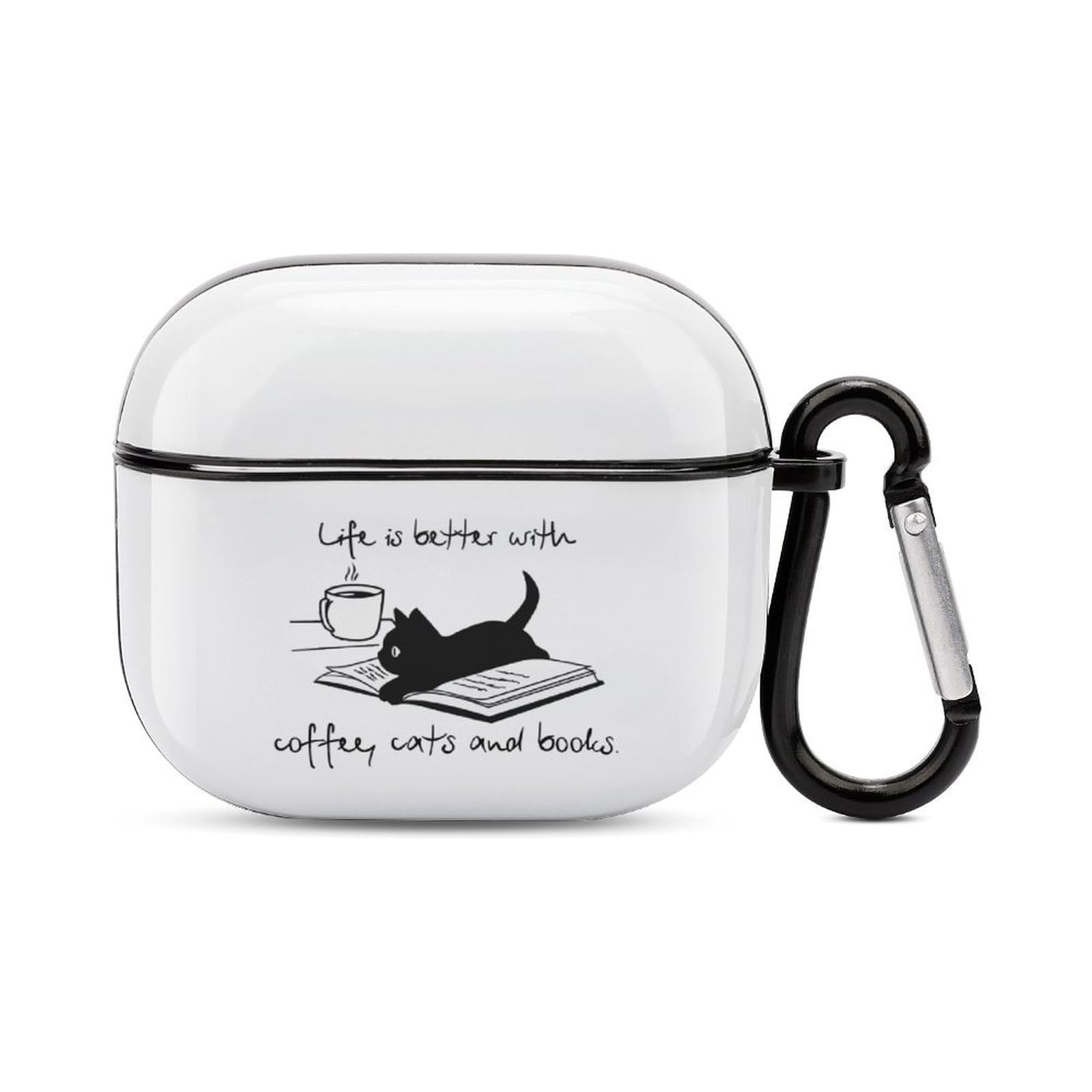 Amazon | AirPods 3 ケース 黒猫 おもしろ かわいい 猫柄 AirPods 第3