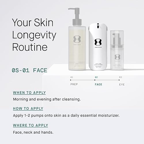 Miniatura 6 de OneSkin FACE OS-01 - Cartucho de recarga de péptidos Suplemento tópico y humectante de reversión de la edad de la longevidad de la piel, 50 mL  1.7