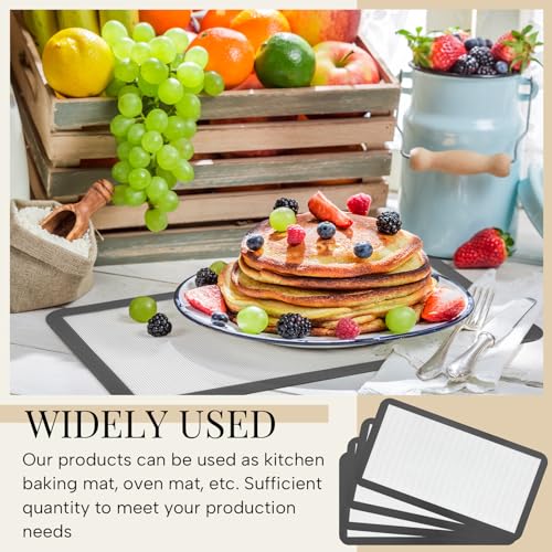 Image of 4 Pcs Silicone Baking Mats Bulk Compatible with Harvest Right Freeze Dryer