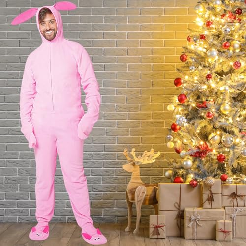A CHRISTMAS STORY Men_s Deranged Bunny Pajamas4