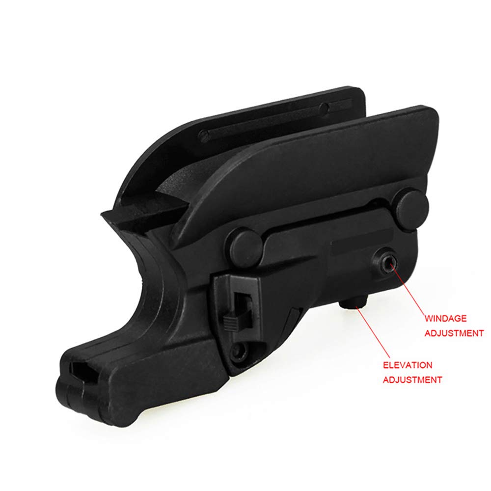 ACEXIER Chasse Tactique 5 MW Point Rouge Pistolet Laser Vue pour Bras portée Mini Compact pour 1911 Pistolet M9 M92 96 Beretta modèle 20mm Picatinny