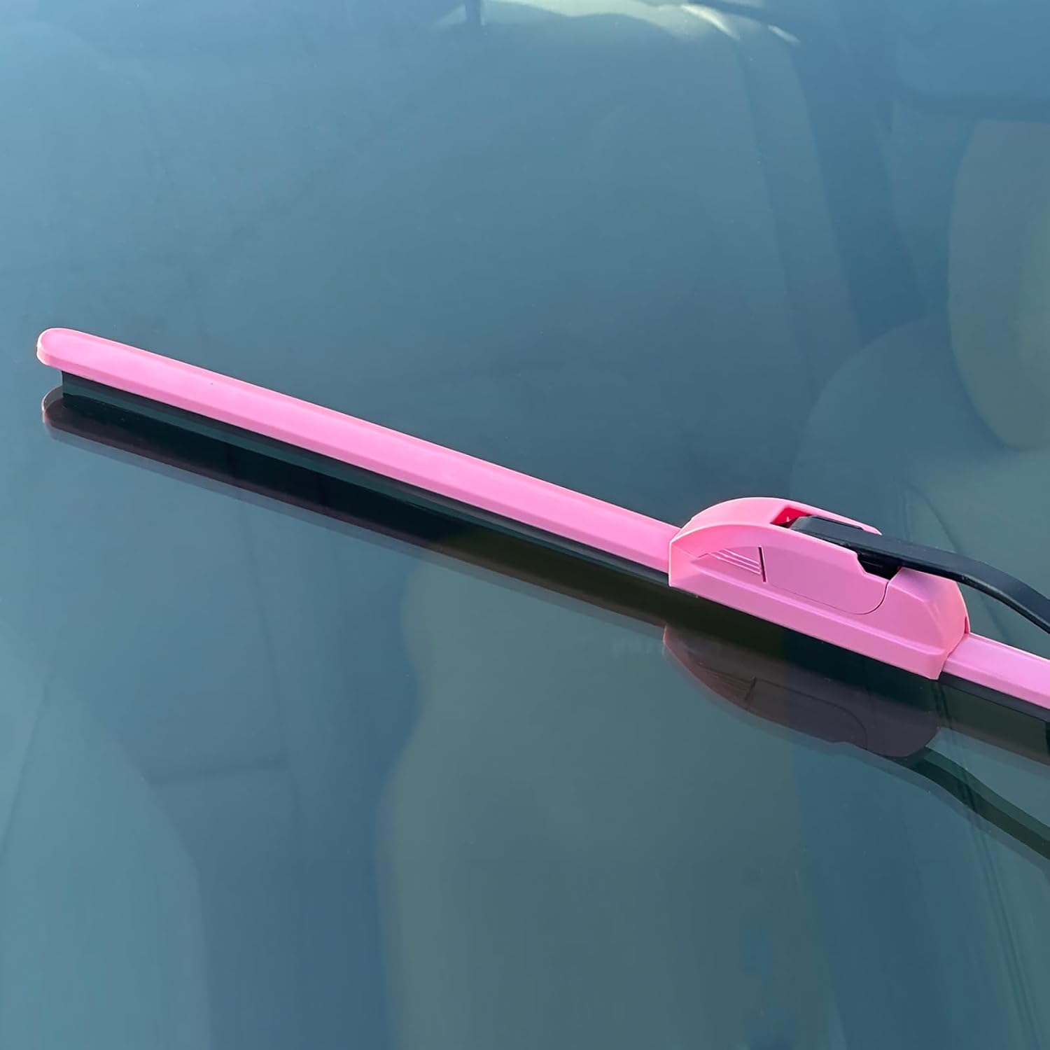 OEM QUALITY 22" + 21" PARRATI Premium All-Season Hot Pink Windshield Wiper Blades (Set of 2)