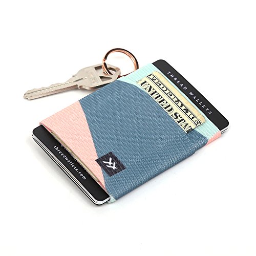 Slim Minimalist Elastic Wallet for Men & Women | Small Credit Card Holder for Front Pocket (Fine Line) - Image 3