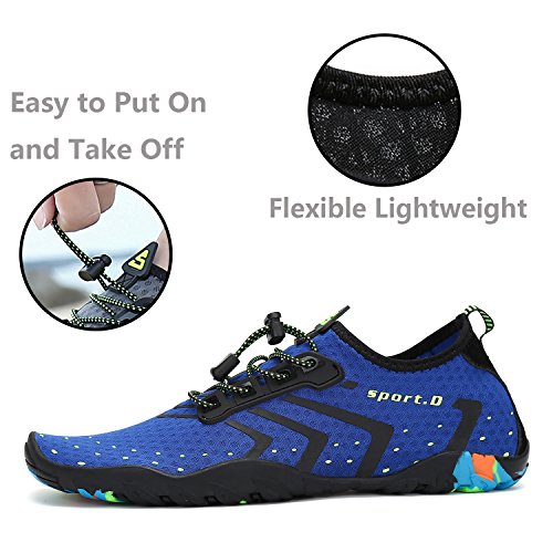 Kararao Men's Water Shoes Quick Dry Barefoot Swim Shoes Beach Shoes Pool Surfing Sailing Walking Jogging Yoga Outdoor Aqua Sports #TOP2