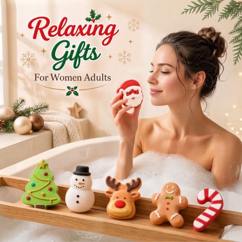 Christmas Bath Bombs, 2026 Christmas Stocking Stuffers for Women Teen Girls - Image 4