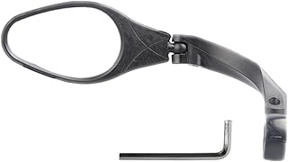 Hudhowks Bike Rearview Mirror - Handlebar Bicycle Mirror | 360° Adjustable Road Bike Mirror, Cycling Rearview Mirrors, Universal Bicycle Mountain Bike Mirrors