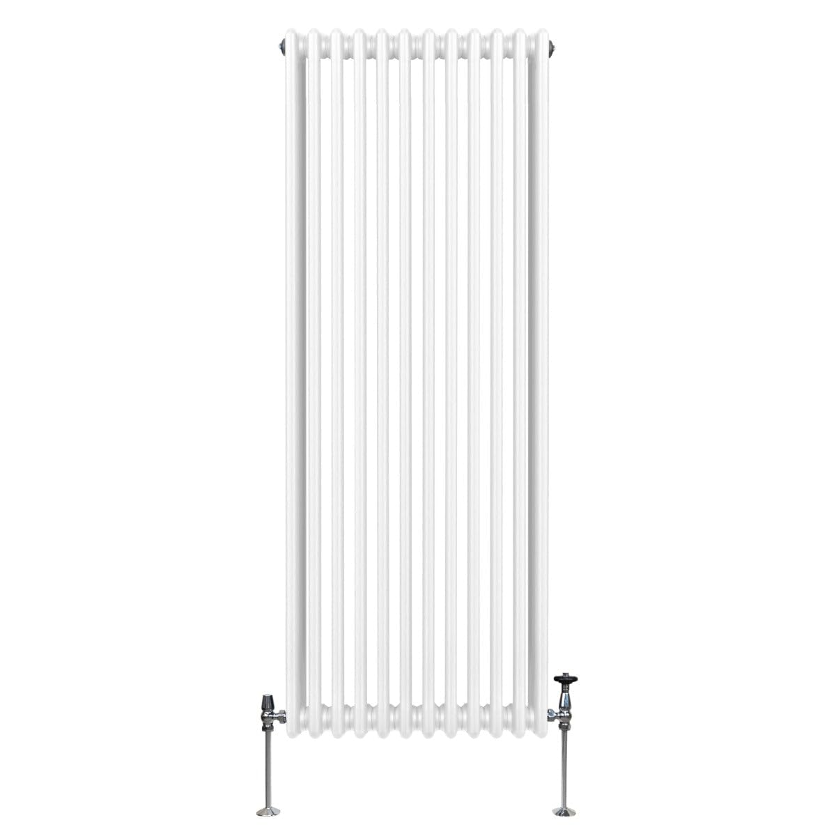 Tradycyjny grzejnik 3-kolumnowy 1800 mm x 562 mm nowoczesny grzejnik centralny z połyskiem biały stal węglowa pionowy montowany na ścianie kuchnia salon łazienka szczotka do czyszczenia zestaw
