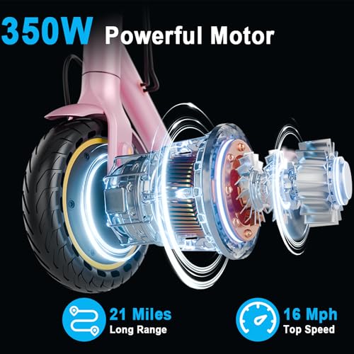 Image of Sigravy Electric Scooter for Adults, Foldable Commuter E Scooter, 500W /350W Motor, 19 MPH, Up to 21 Miles Range, 8.5 inch /10 inch Tires, Dual Suspension, App Control, Dual Braking System