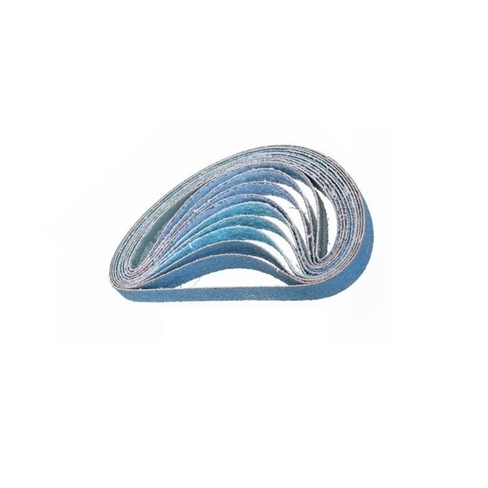 Szlifierka taśmowa, 10 szt. 40~120# Pasek ścierny, ścierne paski do drewna * 330 mm 13 457 20 520(120 * 10MM*330MM)