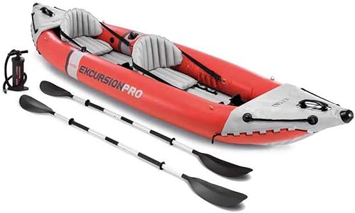 Miniatura 4 de INTEX 68309EP Excursion Pro K2 Juego de kayak inflable: incluye paletas de kayak de lujo de 86 pulgadas y bomba de alto rendimiento - PVC superTough