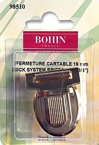 Bohin LOCK SYSTEM BRIEFCASE-3/4-Gilted BLISTER 1, one