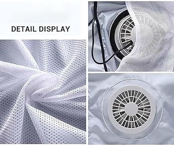 Burtle fan jacket, Japanese fan jacket, Fan vest, 3 Speed Adjustment for Hot Weather Work2