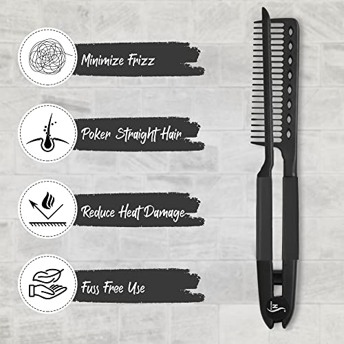 Peine alisador para cabello con placas cerámicas miniatura 5