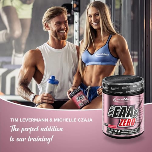 IronMaxx 100% EAAs Zero - Pink Grapefruit 500g Dose | EAA-Pulver,Vegan Und Zuckerfrei Mit Allen 8 Essentiellen Aminosäuren | Fruchtiger Geschmack, Frei Von Konservierungsstoffen 6