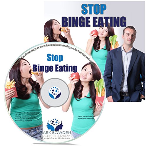 Stop Binge Eating Self Hypnosis CD / MP3 and APP (3 in 1 Purchase!) - Hypnotherapy for Weight Loss Can be an Effective Tool for Weight Loss. Try This Weight Loss Hypnosis CD for Yourself