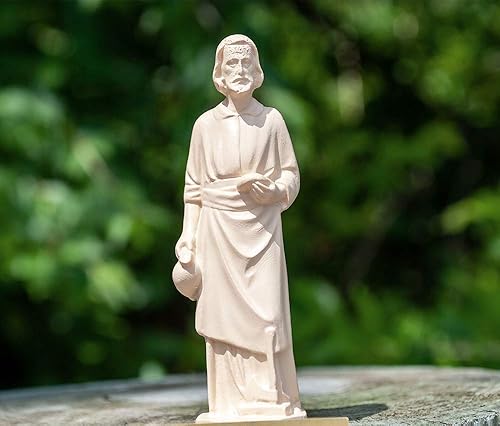 Miniatura 4 de VILLAGE GIFT IMPORTERS Estatua de San José de 3 pulgadas | Kit de vendedor de casa | Paquete de 1 o 5 | Material de resina duradero y detallado |