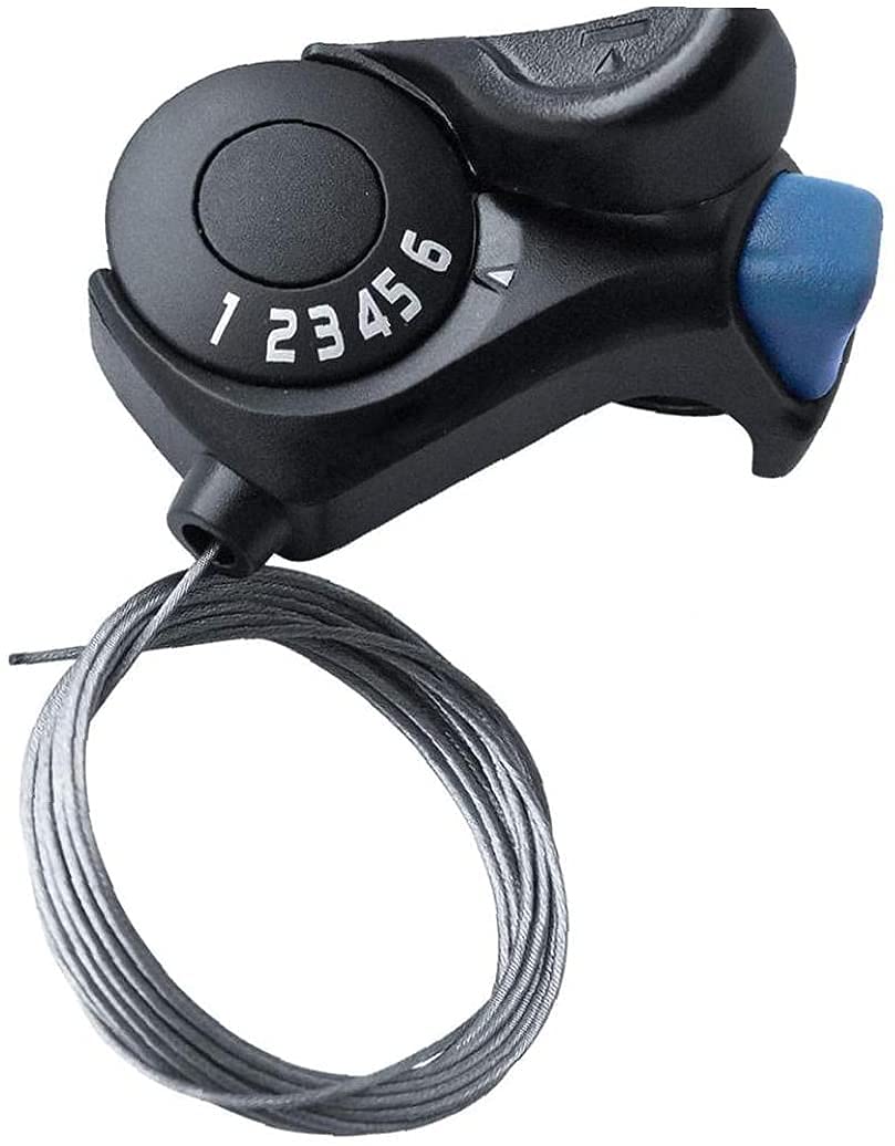 Bike Speed Shifters, Bike Speed Controller, TX30 Right Thumb Finger Transmission Dial for 6 Speed Bike with Variable Speed Core Mountain Bike AccessoriesDurab