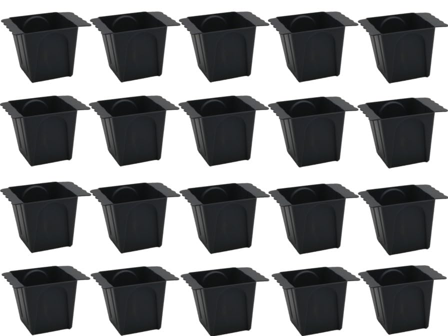 MC-Trend Paletten Blumenkästen - Pflanzkasten für Europalette - Balkonkasten Blumentopf aus Kunststoff Design Welle (anthrazit KLEIN 48x)