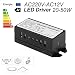 1 transformador de LED, transformador halógeno de baja tensión 220 V –...
