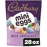 Easter Cadbury Mini Eggs - 1.75 Lb Bag of Milk Chocolate Cadbury Eggs - With 24 Easter Ready-To-Fill Plastic Eggs - Irresistible Easter Treats for Easter Egg Hunts Fun-Filled Celebrations Kids Adults
