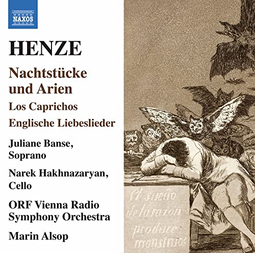 Hans Werner Henze: Nachtstücke Und Arien, Los Caprichos, Englische Liebeslieder